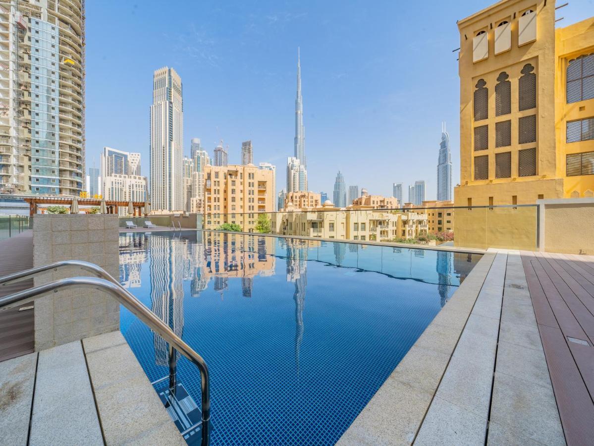 Nouveau Art Deco 3Br With Burj & Canal Views Dubai Bagian luar foto
