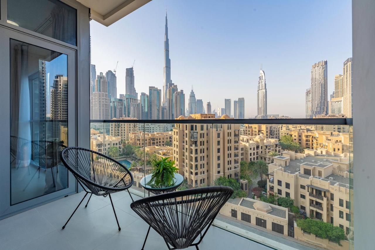 Nouveau Art Deco 3Br With Burj & Canal Views Dubai Bagian luar foto
